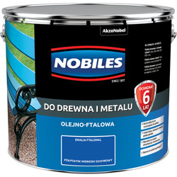 NOBILES Farba olejna ftalowa Ftalonal NIEBIESKA SZAFIROWA 10L 